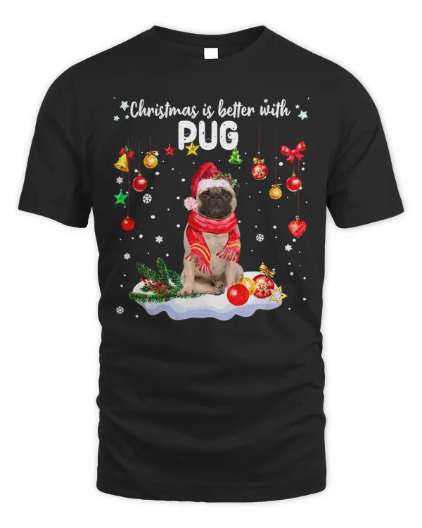 Pug Lover Santa Pug Christmas Ornament Decoration Xmas 363 Pugs Dog