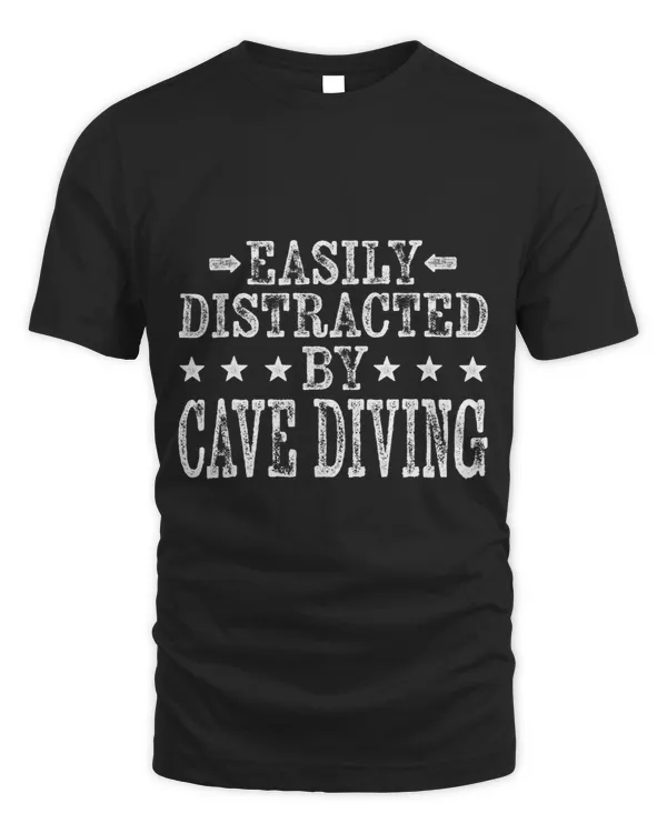 Easily Distracted By Cave Diving Cave Diver Scuba Diving