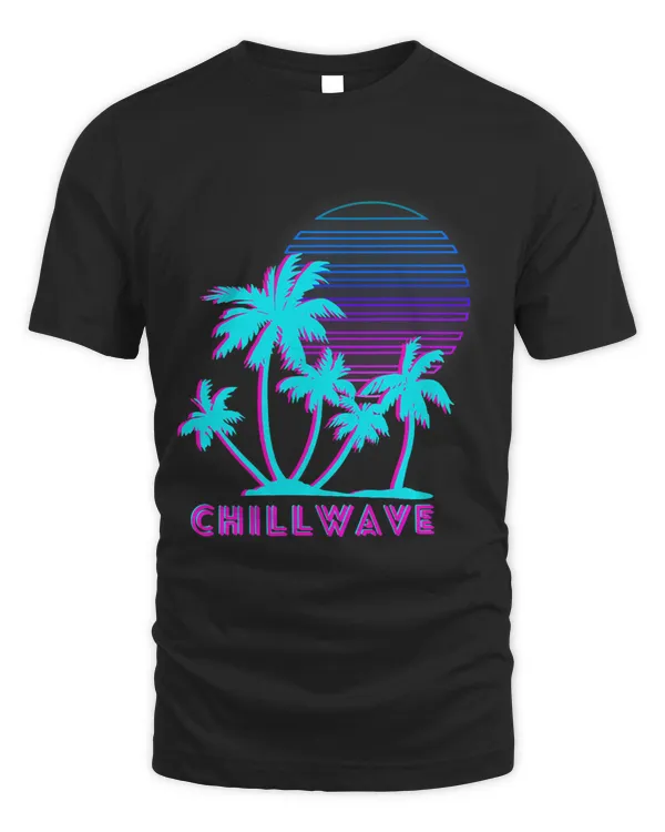Vaporwave T Shirt Retro 1980s 1990s Chillwave Palm Trees