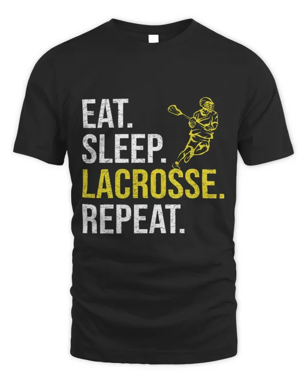 Eat Sleep Lacrosse Repeat Sports Team Gifts Men Fathers Day