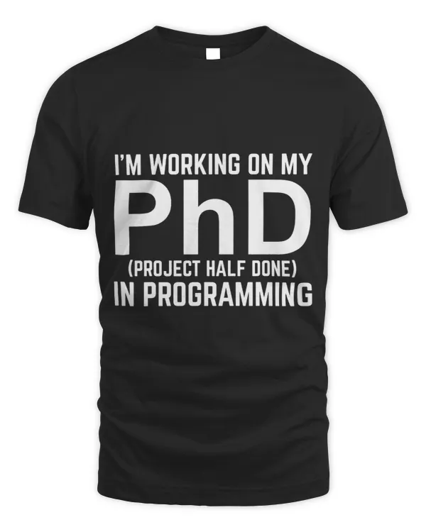 Funny Coding IT Programmer Working on My PhD in Programming