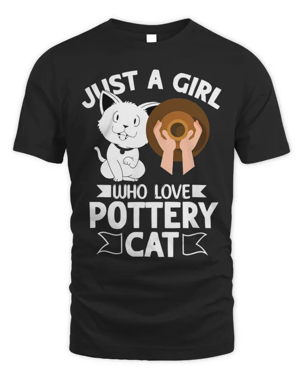 Just agirl who love pottery cat pot Pottery Art girl gifts