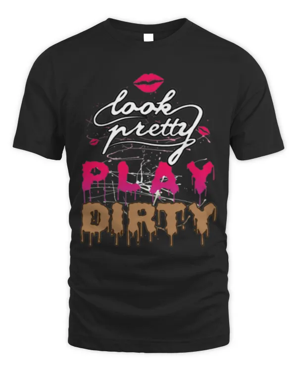 Mud Run Princess Look Pretty Play Dirty Team Girls ATV Gift