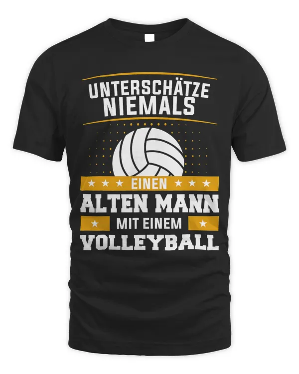 Mens Never underestimate an old man in volleyball sports