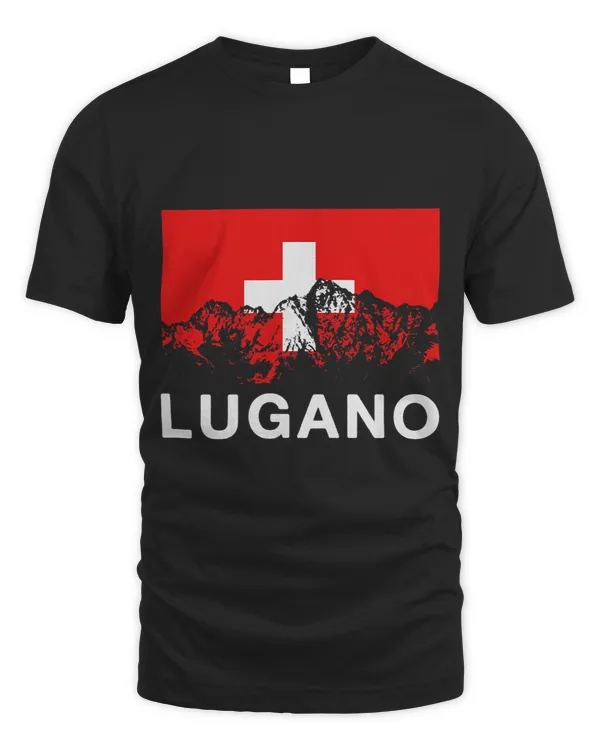 Lugano Switzerland Swiss Flag Ski