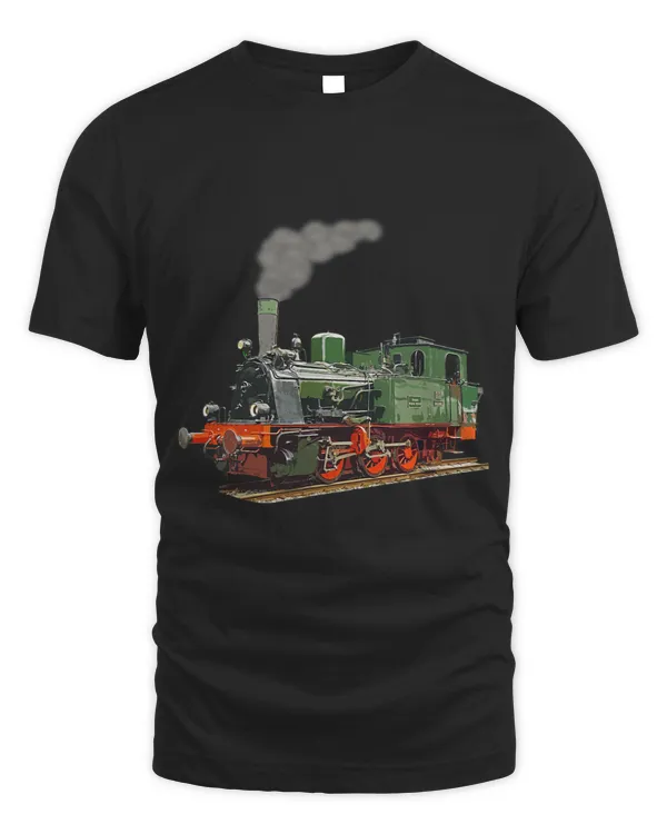 Small Steam Train Tshirt I Model Railway Tee