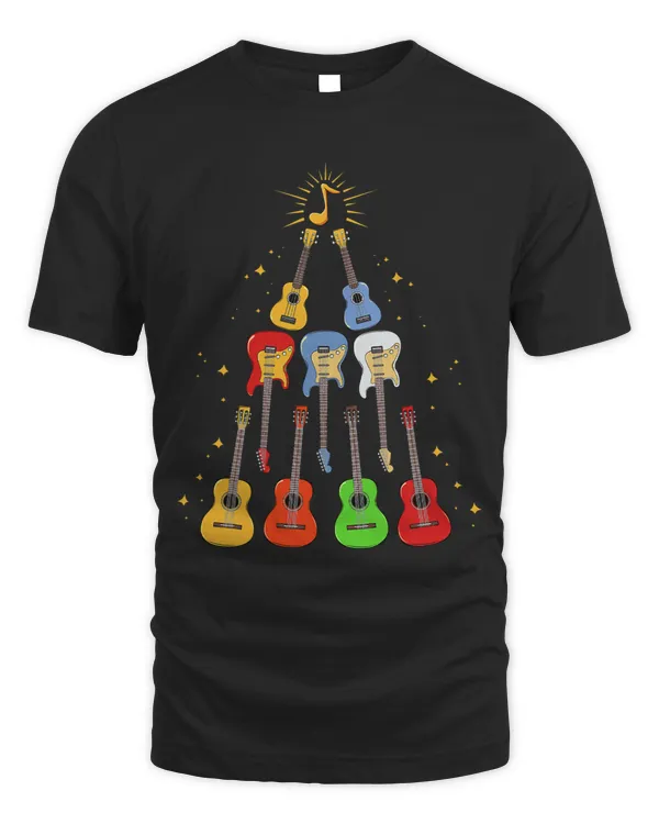 Guitar Christmas Tree Funny Singer Instrument Music Player