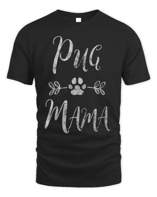 Pug Lover Womens Pug Mama Shirt Puggle Mom Beagle Lover Owner Gift Dog Mom Pugs Dog