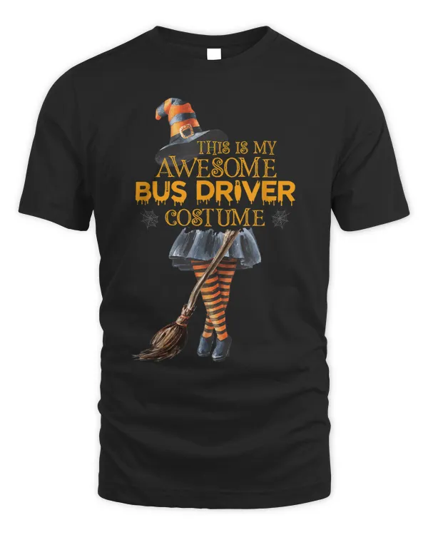 This is my Halloween School Bus Driver Costume Witchy Driver