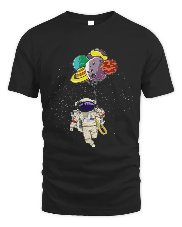 Planets Balloons Astronomy Space Scientist Funny Astronaut