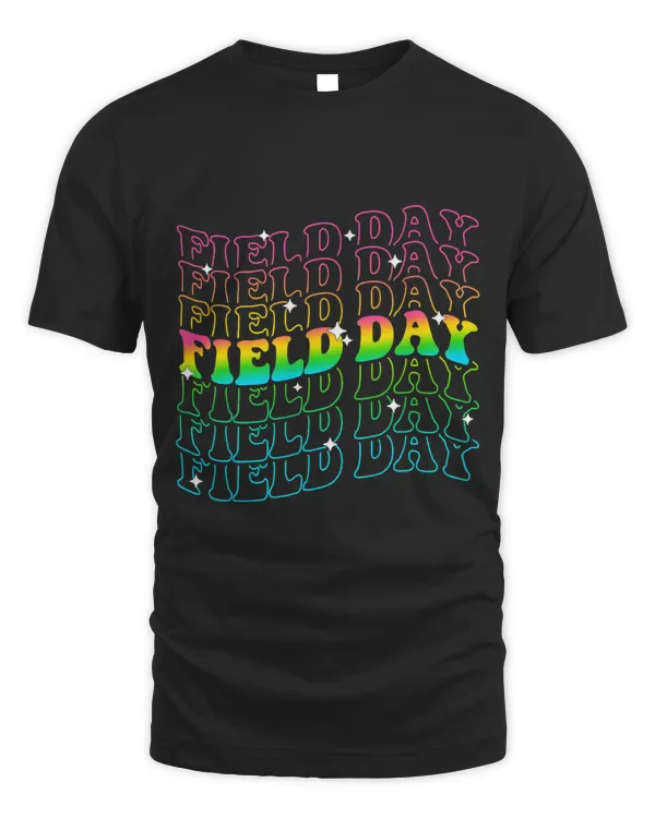 Field Day Retro Groovy Last Day Of School Sports Teacher Kid 2