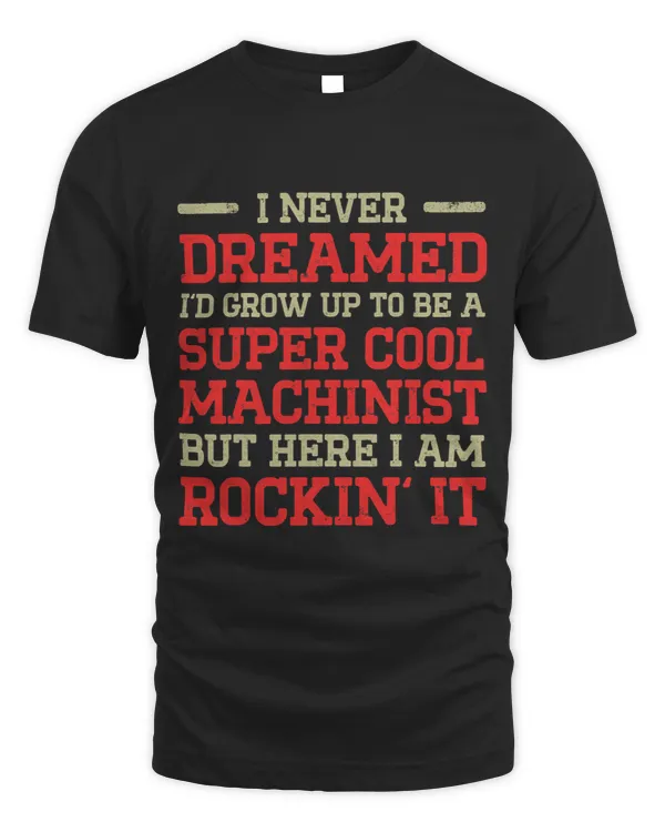 Machinist Never Machine Operator Machining