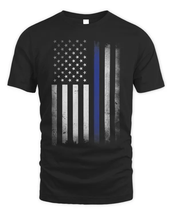 US Police USA American Flag Back the Blue Lives Matter