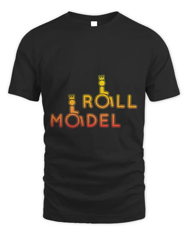 Funny Disability Wheelchair Roll Model