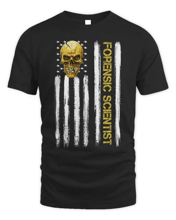 American Flag Forensic Scientist Gift Science Criminology