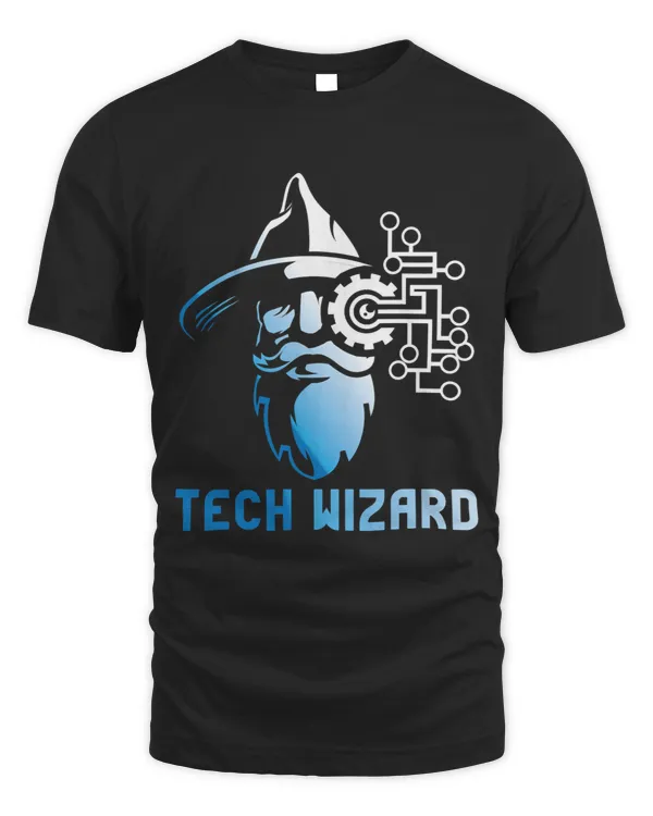 Tech Wizard Cool Technology I.T. Computer Whiz Techie Geek