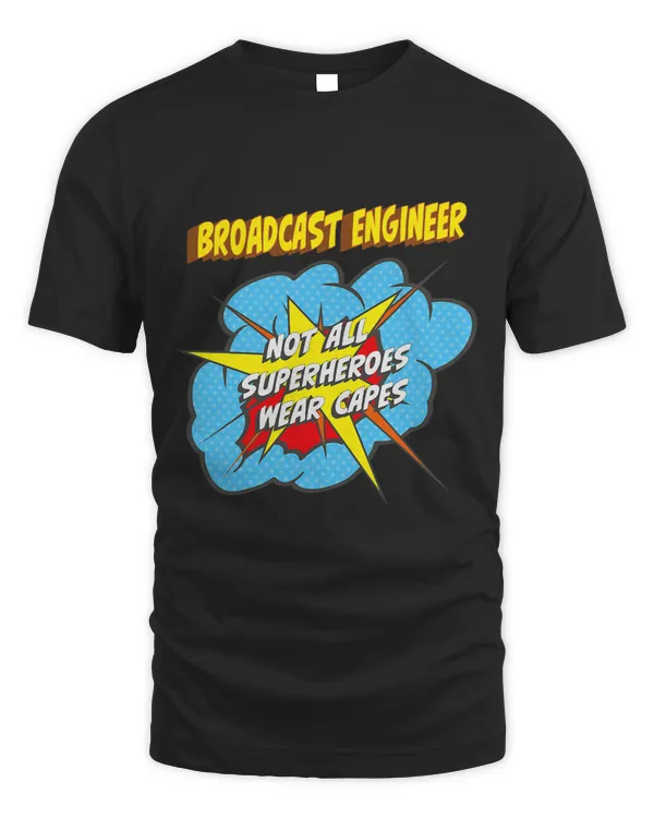 Broadcast Engineer Funny Superhero Job