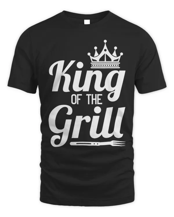 King Of The Grill BBQ Funny Barbecue Chef Smoker Master