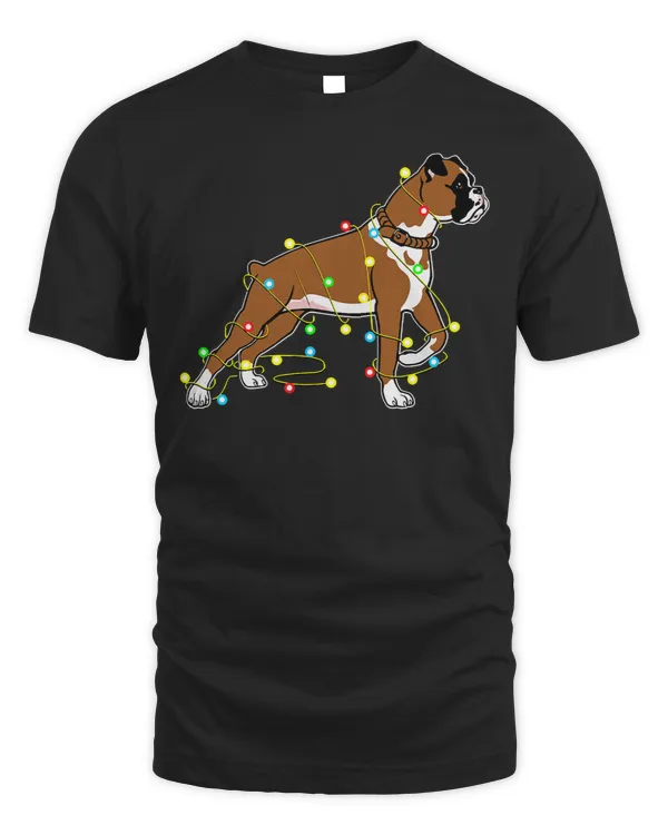 Boxer Christmas Lights Boxer Lover Funny 245 Boxers Dog
