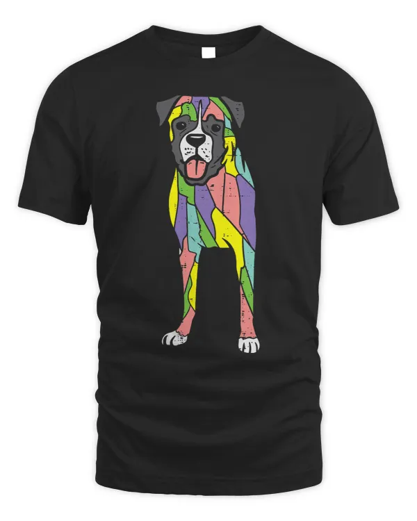 Boxer Colorful Boxer Animal Pet Art Dog Lover Owner Men Women Gift Boxers Dog