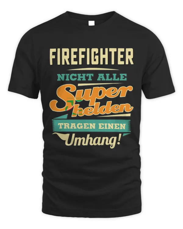 Superhero Cape Profession Firefighter