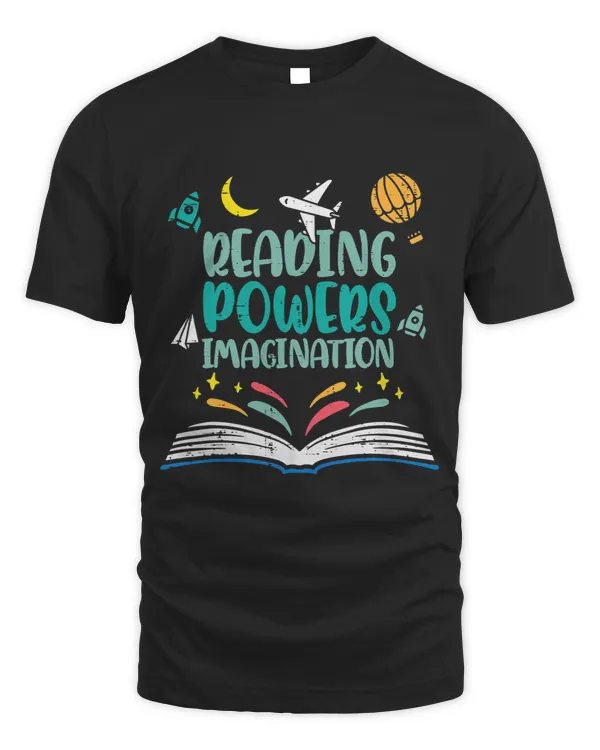Reading Powers Imagination Cute Teacher Librarian Book Lover