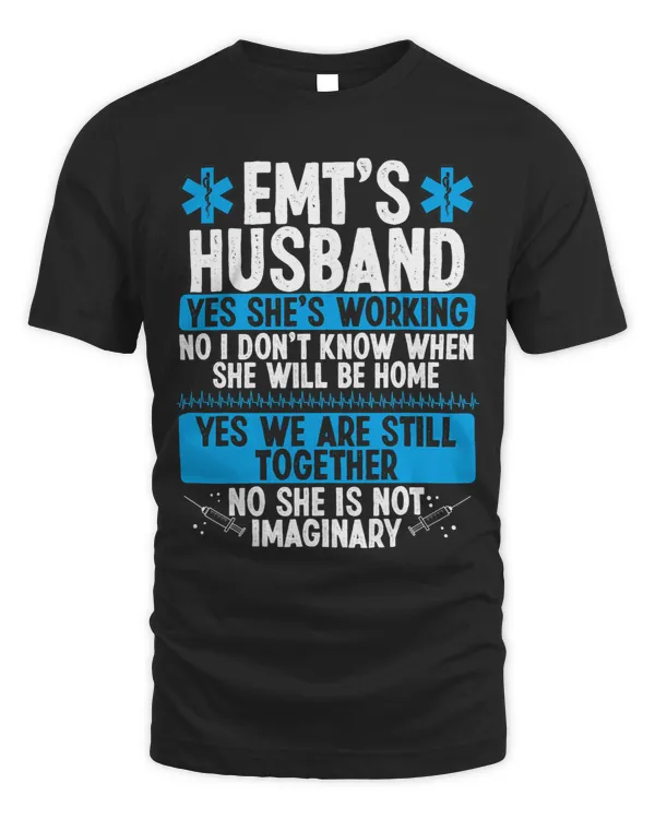 Night Shift EMT Funny for Husband Paramedic Wife EMS