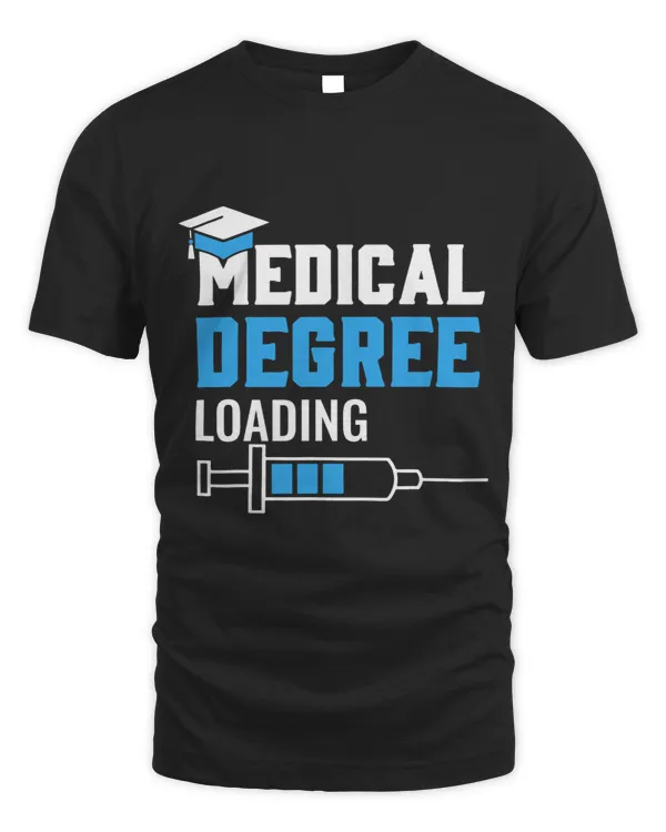 Medical Degree Loading Med School Students Doctors Graphic