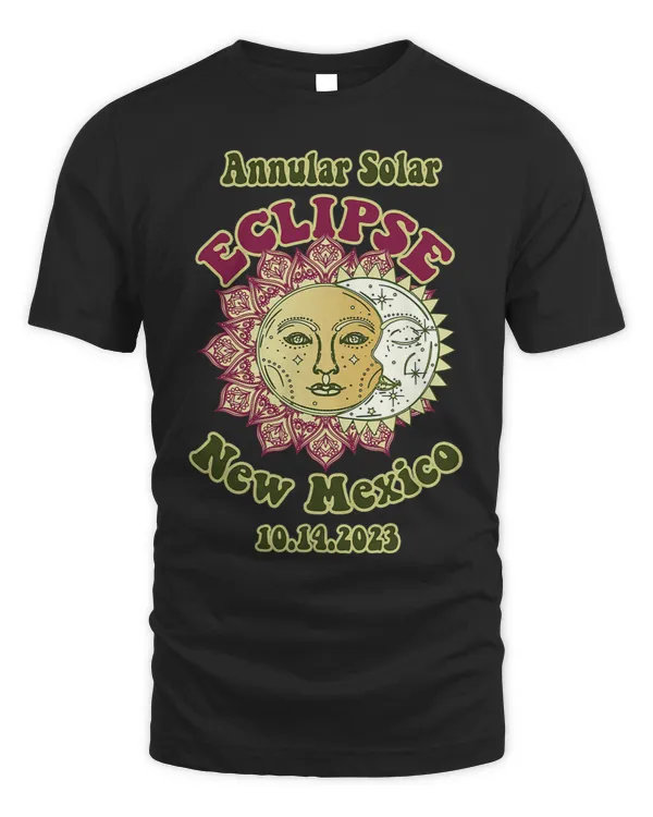 Eclipse Solar Annular 1970s Retro Astronomy New Mexico