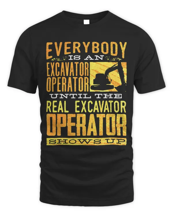 Heavy Equipment Excavator Operator Construction Worker