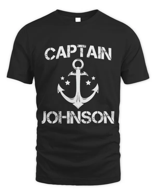 CAPTAIN JOHNSON Funny Birthday Personalized Surname Gift