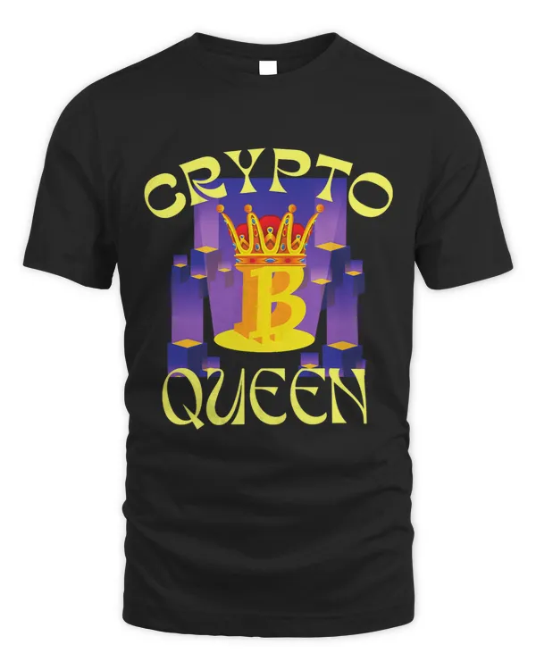 Funny Crypto Crypto Queen Bitcoin Design HW 084