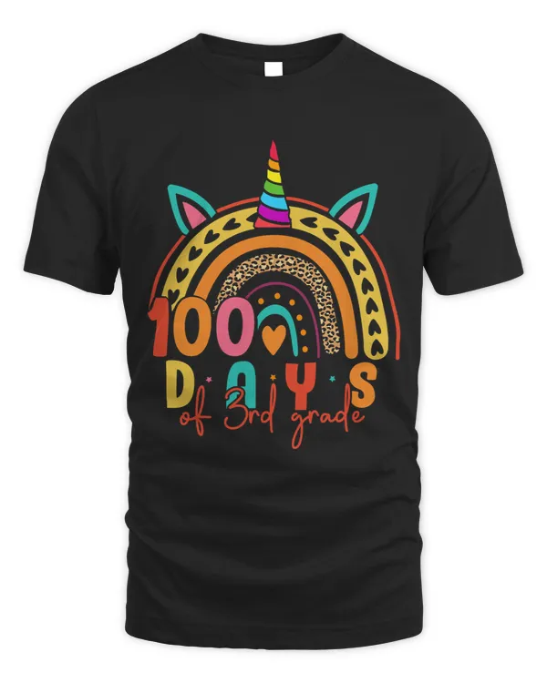 Happy 100 Days Of 3rd Grade Rainbow 100th Day Of School