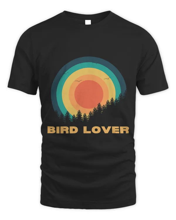 Bird Lover Retro Birds Watching Funny Birding Watcher Sunset