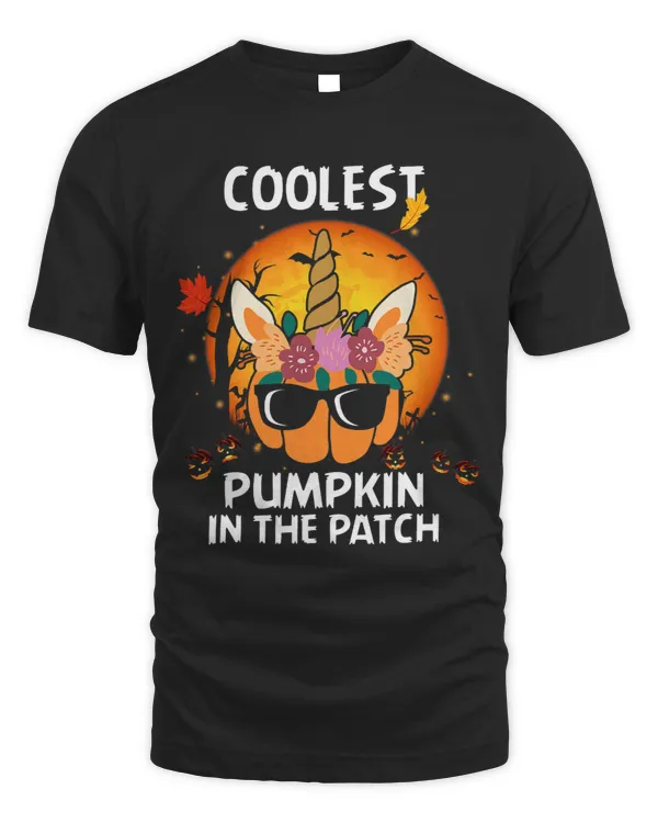 Coolest Pumpkin In The Patch Funny Kid Boys Girl Halloween