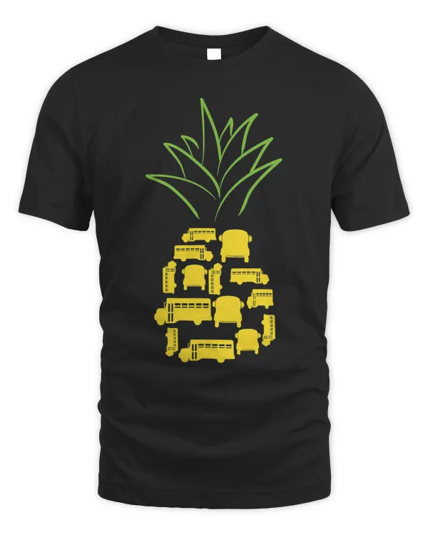 Funny School Bus Driber Pineapple