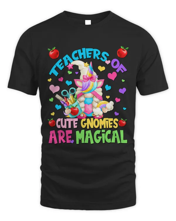 Cute Magical Teacher Quote For Women Funny Unicorn Gnome