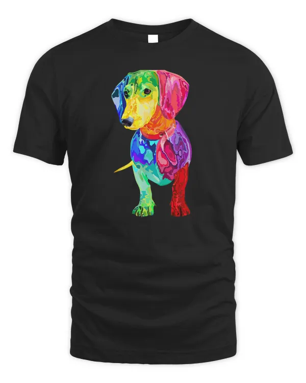Dog Lover Gifts Dachshund For Womens Colorful Wiener Dog Men
