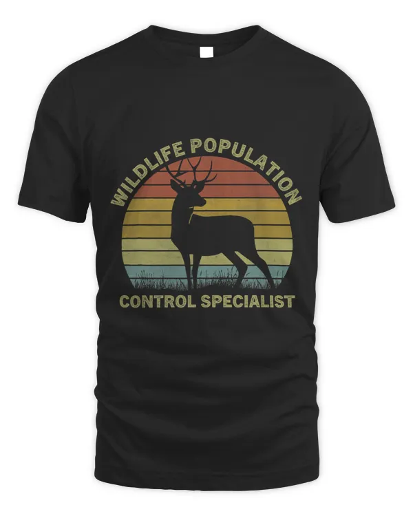 Wildlife Population Control Specialist Vintage Deer Hunting