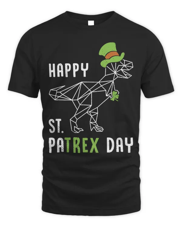 Happy St Pat Trex Patrex Day TRex For Men Women Kids Youth