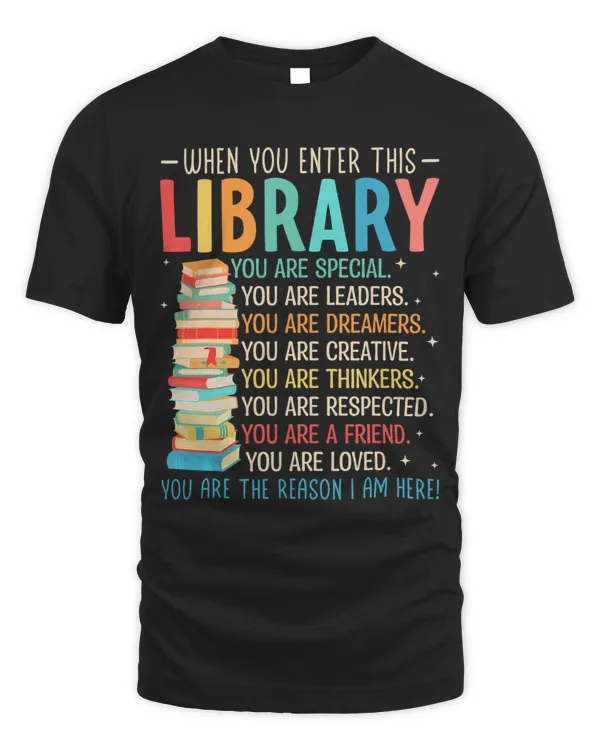 When You Enter This Library Librarian Bookworm Book Reader 2