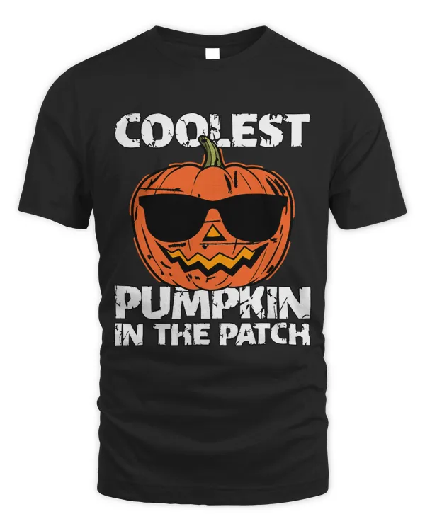 Kids Coolest Pumpkin In The Patch Halloween Boys Girls Men