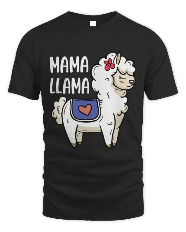 Womens Proud Llama Lover Mama Llama Funny Mothers Day