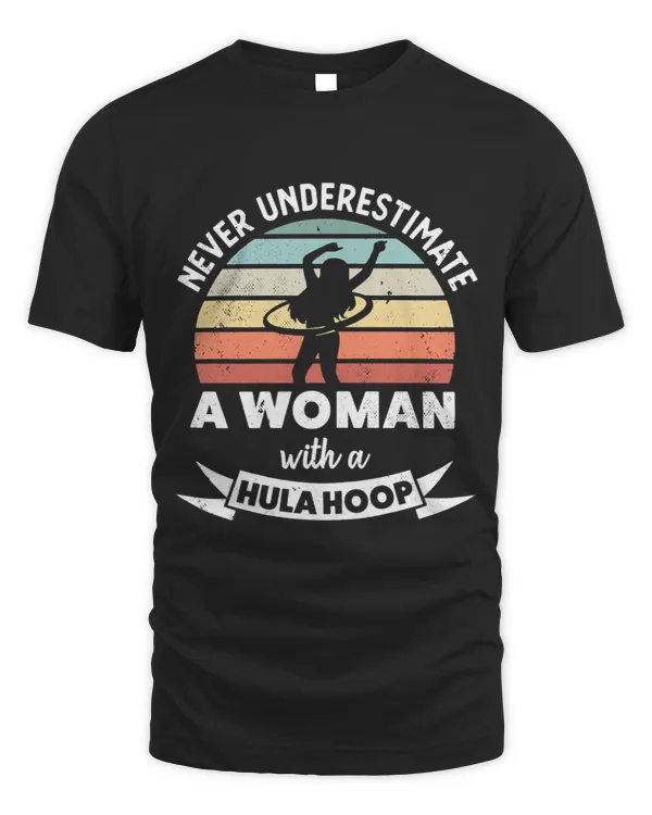 Womens Woman with a Hula Hoop Funny hooping Gift Mom