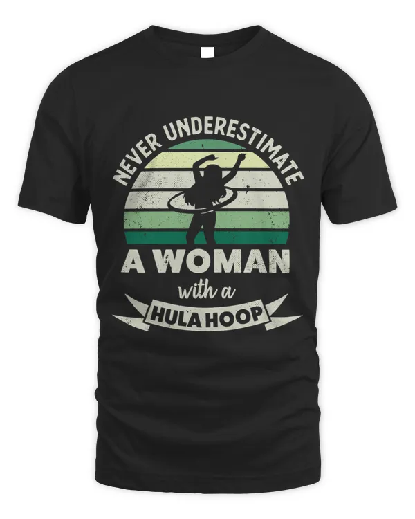 Womens Woman with a Hula Hoop Funny hooping Xmas Gifts Mom