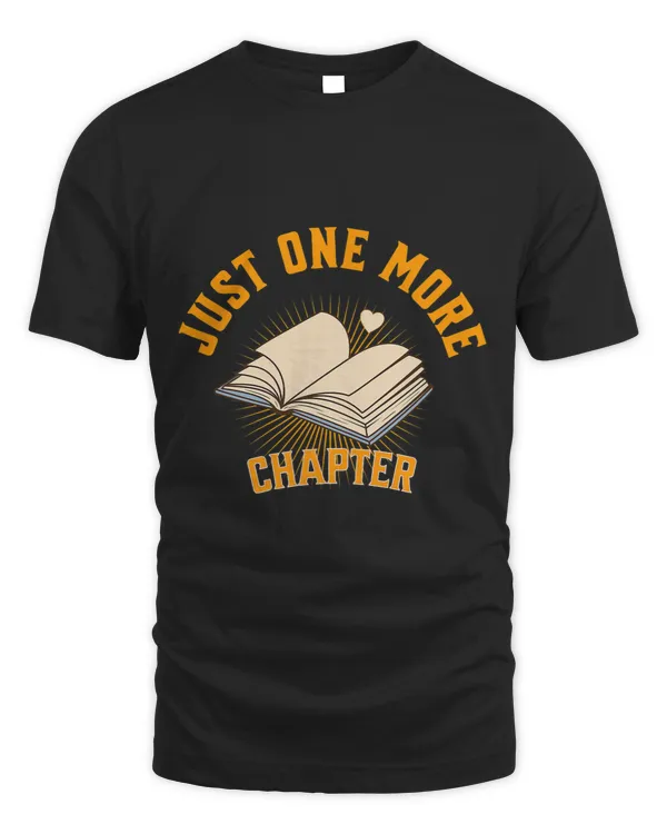Womens Just One More Chapter Bookish Funny Reading Librarian