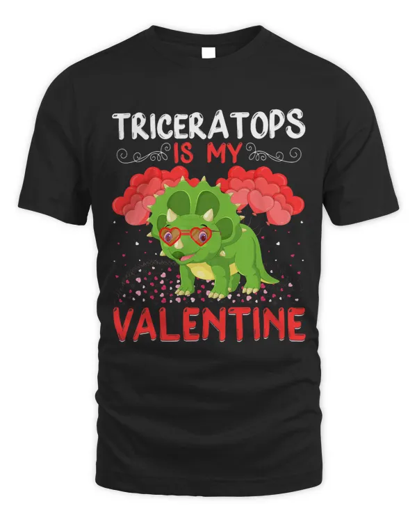 Triceratops Is My Valentine Funny Triceratops Valentine Day
