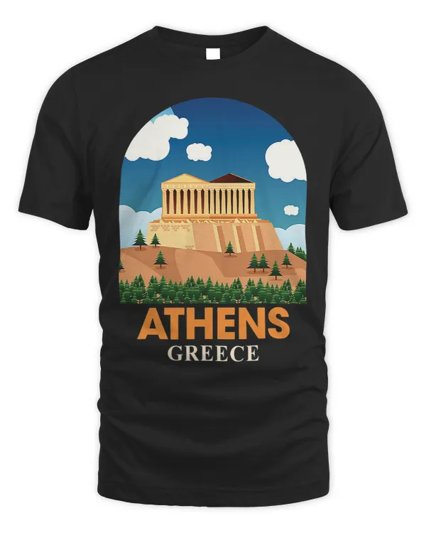 Athens Greece Travel Poster Athens Vacation Traveling Greek