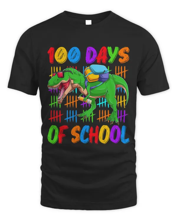 100 Days Of School Dinosaur T Rex 1