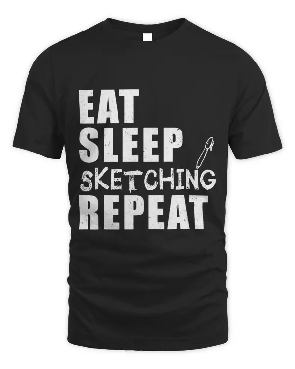 Eat Sleep Sketching Repeat Draftsman Technical Architecture 2